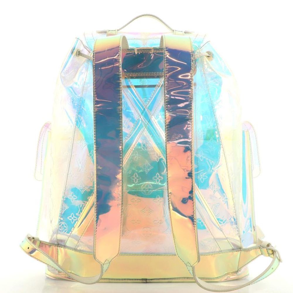 Louis Vuitton Christopher Backpack Limited Edition Monogram Prism PVC GM - Picture 3 of 8